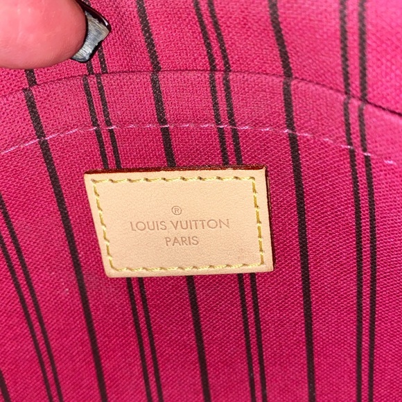 Louis Vuitton Authentic Brown Monogram Neverful Pouch Wristlet - Picture 8 of 14